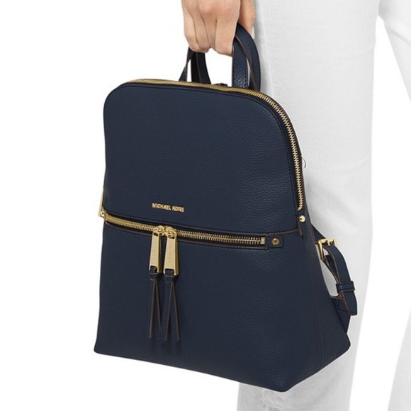 Michael Kors Rhea Medium Pebbled Slim Back… - Picture 2 of 4